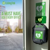Defibrillator zur Wandmontage
